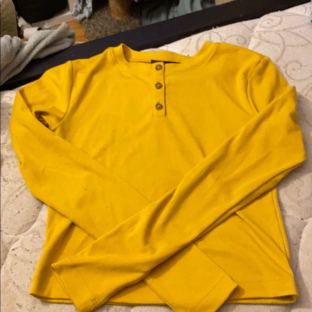 yellow long sleeve